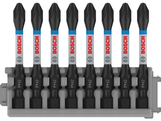 8-delni komplet vijačnih nastavkov Bosch PRO Phillips Impact, PH2, 55mm, 2608522330